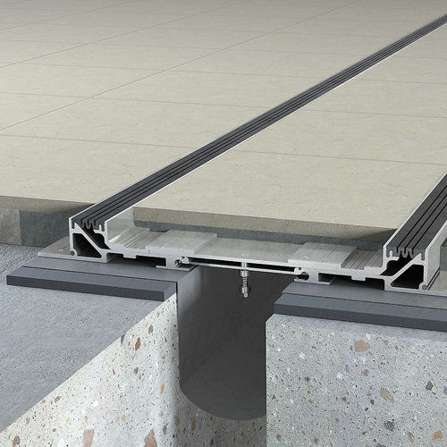 Giunto di dilatazione in alluminio - SEISMATEC 440-A01/A02 - Vexcolt UK - per pavimento / per muro / sismico