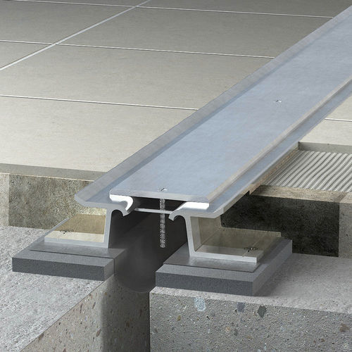 Giunto di dilatazione in alluminio - MEGATEC 340-A01/A02 - Vexcolt UK - per solaio / per pavimento / per massetto
