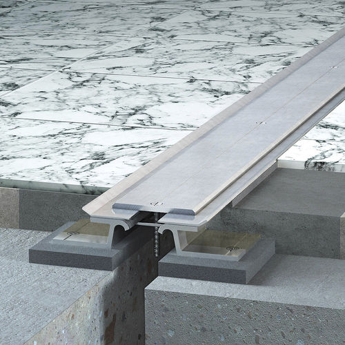 Giunto di dilatazione in acciaio inossidabile - MEGATEC 340-SS01/SS02 - Vexcolt UK - per solaio / per pavimento / per massetto