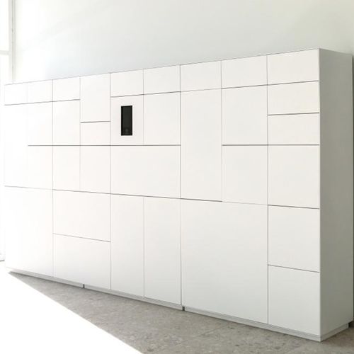 Cassetta delle lettere condominiale - eSafe - a muro / con cassetta portapacchi / con citofono incorporato