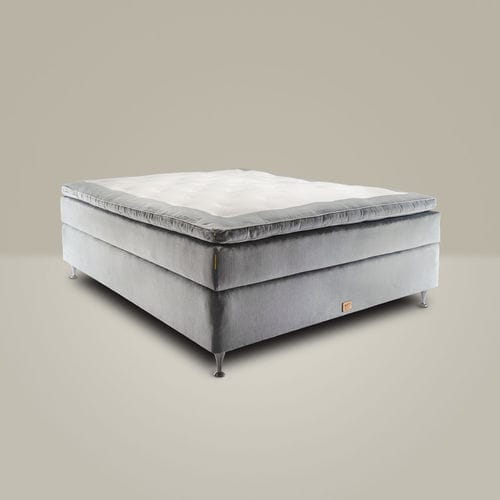 Letto matrimoniale - RISE - Mattsons Beds - contemporaneo / imbottito / in tessuto
