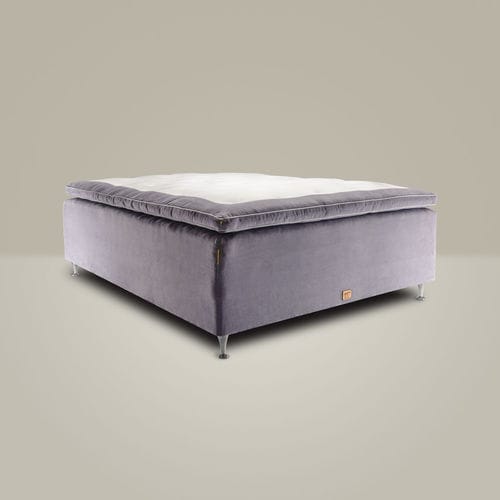 Letto matrimoniale - STRAND - Mattsons Beds - contemporaneo / imbottito / in tessuto