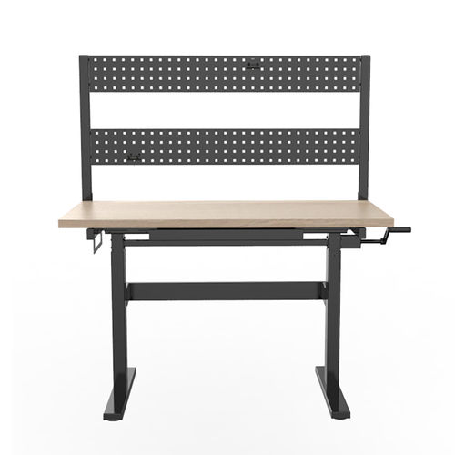 Tavolo da lavoro contemporaneo - WB102 - Loctek Ergonomic Technology Corp. - in legno / in metallo / con supporto in metallo
