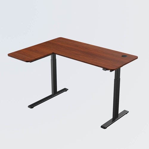 Scrivania da terra - ET116L - Loctek Ergonomic Technology Corp. - contemporanea / in legno / a L