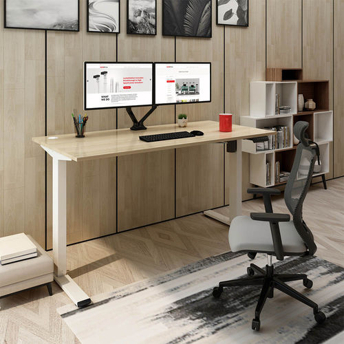 Scrivania da terra - ET114F-5528 - Loctek Ergonomic Technology Corp. - da 2 persone / contemporanea / in legno