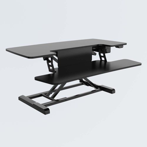 Scrivania da terra - EMT117M - Loctek Ergonomic Technology Corp. - contemporanea / dritta / nera