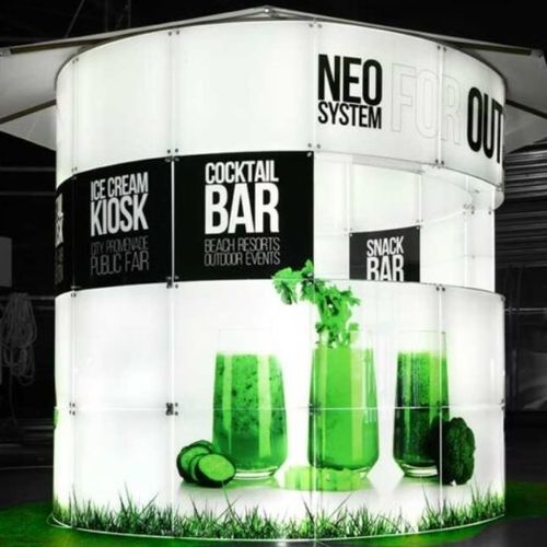 Chiosco commerciale - MODEL 01 - MODULAR GLASS SYSTEM NEO LTD - da catering / bar / da esterno