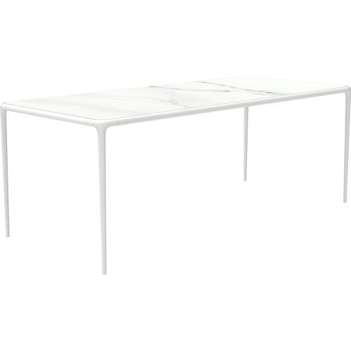 Tavolo contemporaneo - XALOC - MOWEE - in vetro temprato / in HPL / in Dekton®