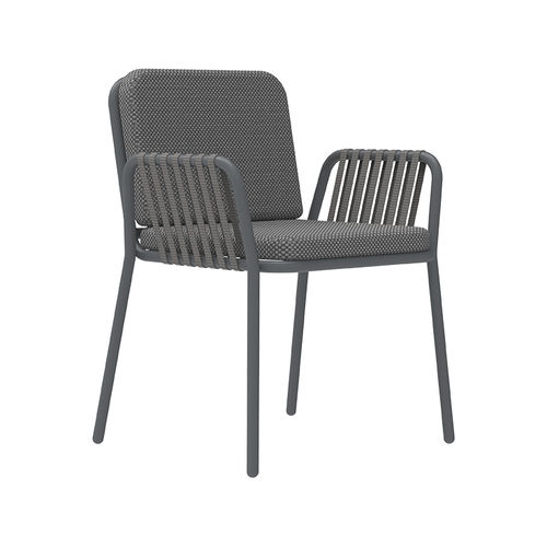 Sedia contemporanea - Easychair Ribbons  - MOWEE - da esterno / da interno / in tessuto