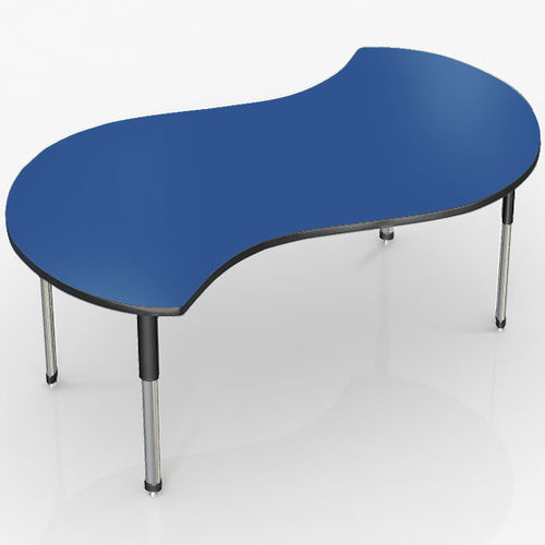 Tavolo da lavoro contemporaneo - ACTIVITY - Allied - in laminato ad alta pressione / con supporto in metallo / rettangolare