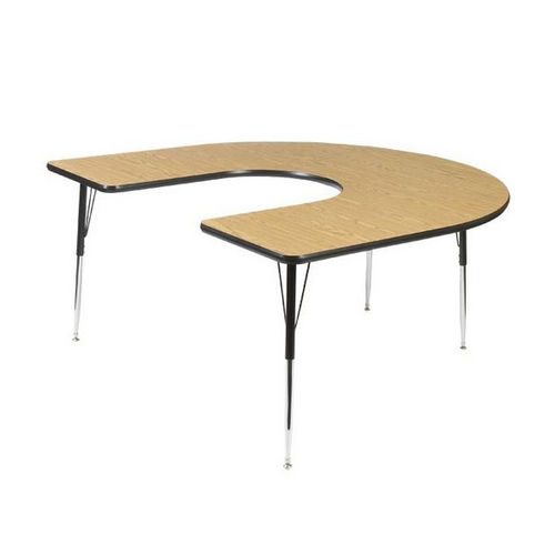 Tavolo per corsi di formazione contemporaneo - FS9400  - SCHOLAR CRAFT - in HPL / con supporto in metallo / semicircolare