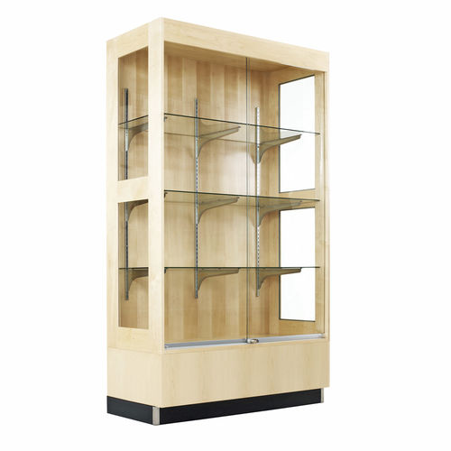 Vetrina armadio contemporanea - 380-4822M - DIVERSIFIED WOODCRAFTS - da appoggio / in rovere / in acero