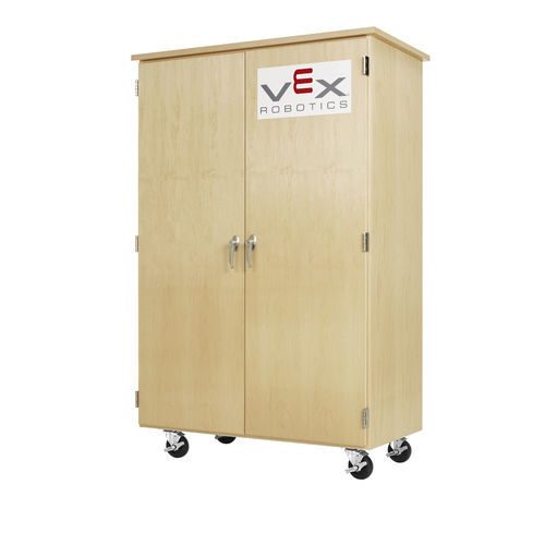 Mobile di stoccaggio mobile - VXM-4424M - DIVERSIFIED WOODCRAFTS - con rotelle / per scuola
