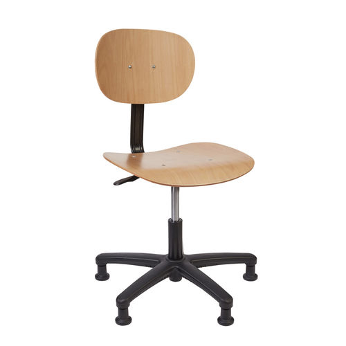 Sedia contemporanea - SE-WB4D - DIVERSIFIED WOODCRAFTS - da interno / in acero / con supporto in nylon