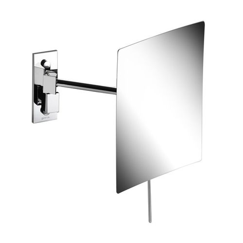 Specchio da bagno a muro - 911083 - Geesa - contemporaneo / quadrato / in metallo cromato