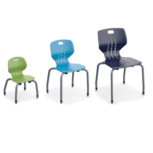 Sedia contemporanea - EMOJI - PARAGON FURNITURE INC - da interno / in plastica / con supporto in acciaio