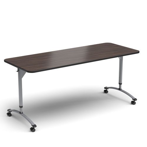 Tavolo da lavoro contemporaneo - FLIP-TOP - PARAGON FURNITURE INC - in HPL / con supporto in acciaio / rettangolare