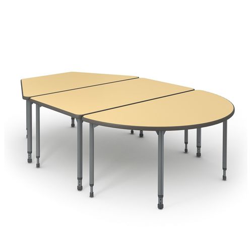 Tavolo da lavoro contemporaneo - ACTIVITY - PARAGON FURNITURE INC - in HPL / con supporto in acciaio / rettangolare