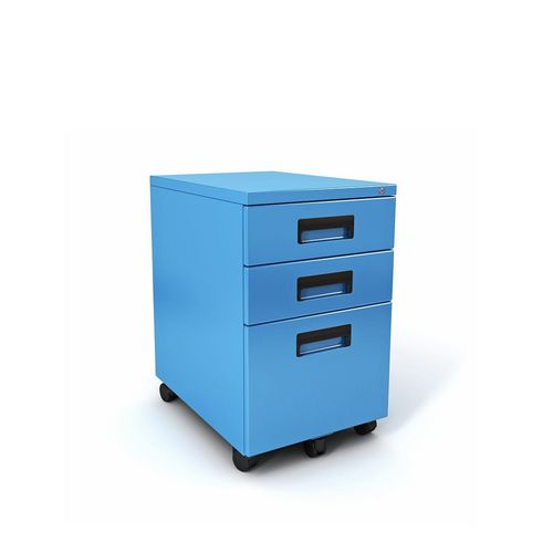 Cassettiera per ufficio in acciaio - FILE-IT - PARAGON FURNITURE INC - 3 cassetti / con rotelle