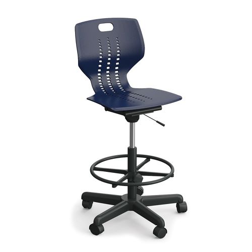 Sedia operativa in plastica - EMOJI - PARAGON FURNITURE INC - con base a stella / con rotelle / girevole