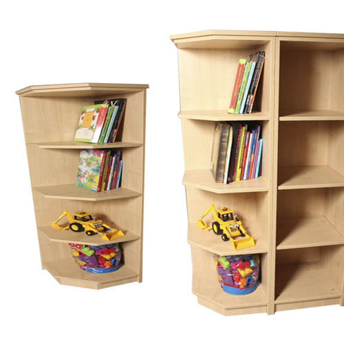 Libreria ad angolo - EXTERNAL - ambic educational - contemporanea / per scuola / per biblioteca