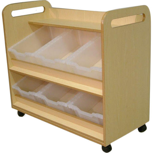 Carrello per vassoi gastronorm - ambic educational - per scuola / in MDF