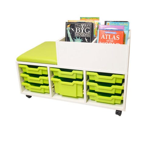 Mobile di stoccaggio mobile - KINDERBOX - ambic educational - con rotelle / per scuola / per asilo nido