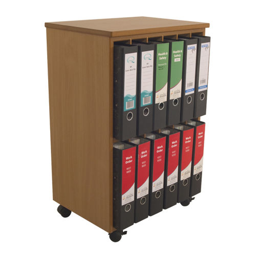 Armadio classificatore basso - LEVER ARCH - ambic educational - in MDF / a rotelle / contemporaneo