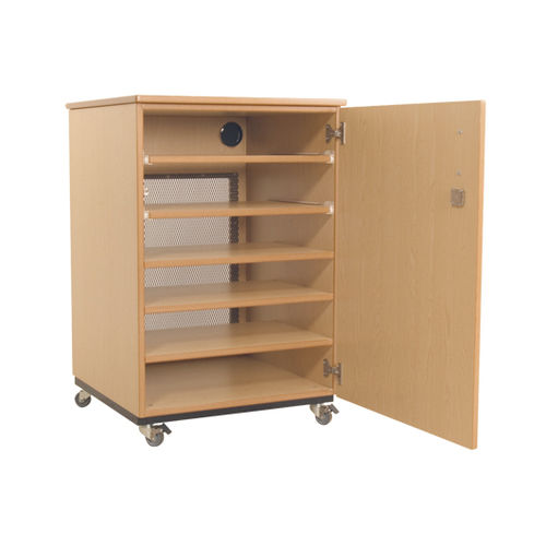 Mobile di stoccaggio mobile - ambic educational - con rotelle / per computer / con cassetti