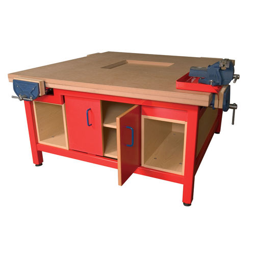 Banco di lavoro in metallo - CRAFT - ambic educational - in MDF / per scuola