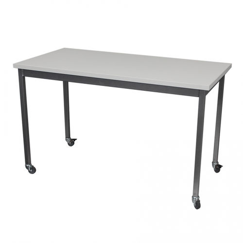 Tavolo per corsi di formazione contemporaneo - MOBILE - ambic educational - in MDF stratificato / con supporto in metallo / rettangolare