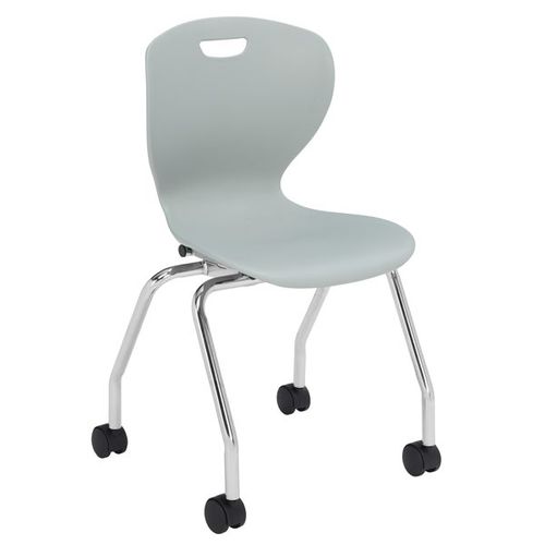 Sedia contemporanea - ZED VALUE - Academia furnitures industries - da interno / in polipropilene / con supporto in acciaio