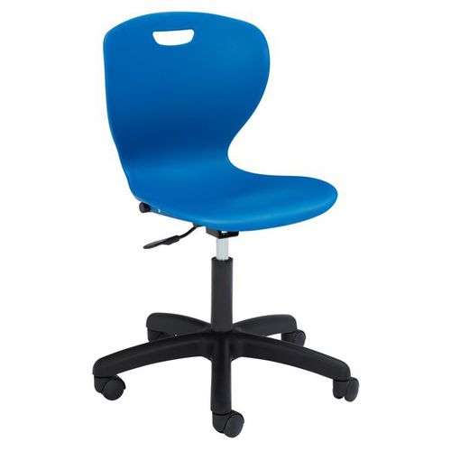 Sedia contemporanea - ZED COMPUTER - Academia furnitures industries - da interno / in polipropilene / con supporto in acciaio