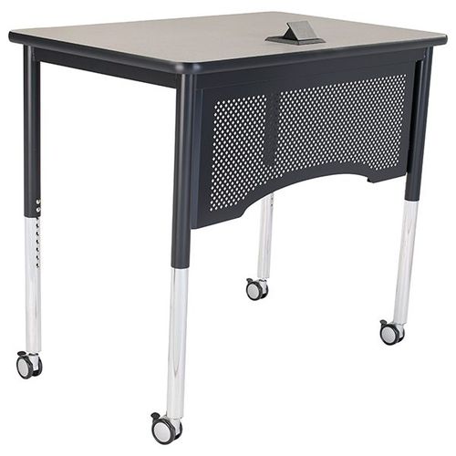 Scrivania per scuola - VANTAGE SERIES  - Academia furnitures industries - con rotelle / contemporanea / in acciaio