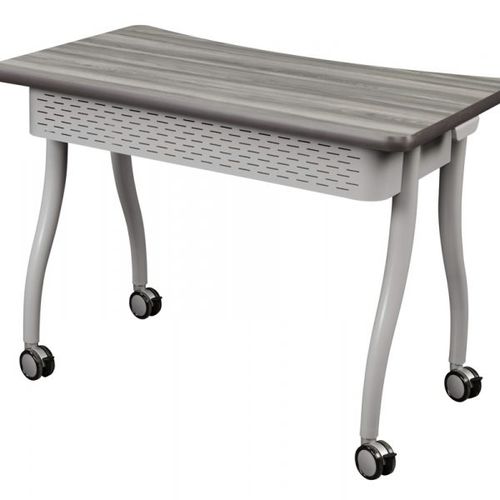 Scrivania con rotelle - Kinect  - Academia furnitures industries - contemporanea / in laminato / dritta