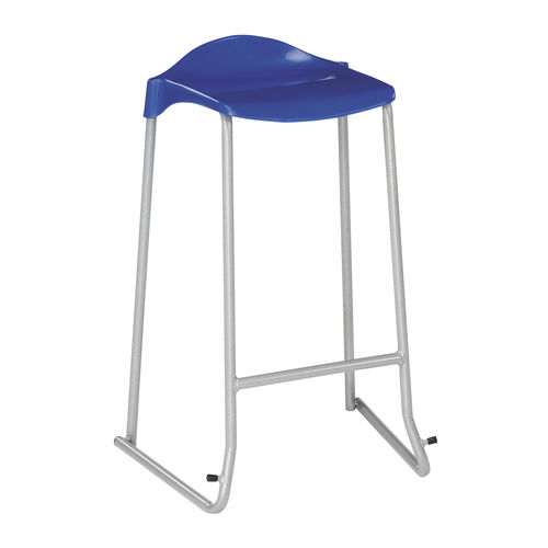 Sgabello contemporaneo - WSM - metalliform - in plastica / impilabile / con poggiapiedi