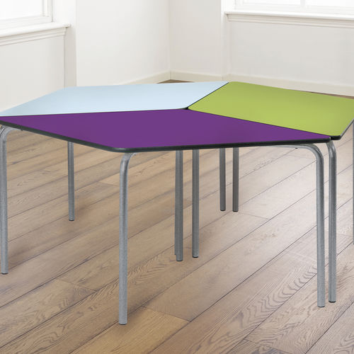 Tavolo per corsi di formazione contemporaneo - EQUATION™ JEWEL - metalliform - in MDF / con supporto in metallo / rettangolare