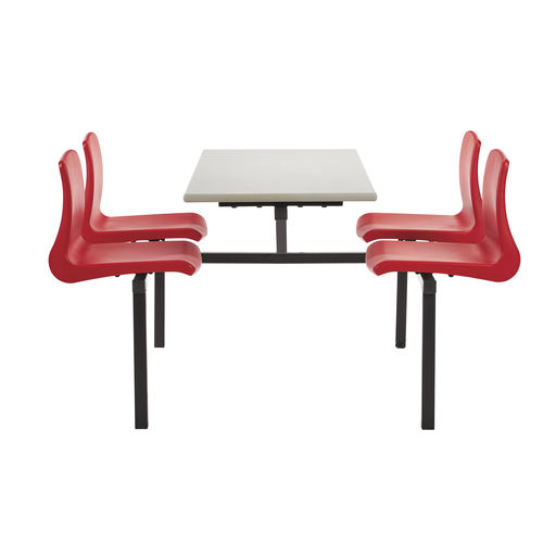 Set tavolo e sedia contemporaneo - CANTEEN & NP - metalliform - da interno / in legno / rettangolare