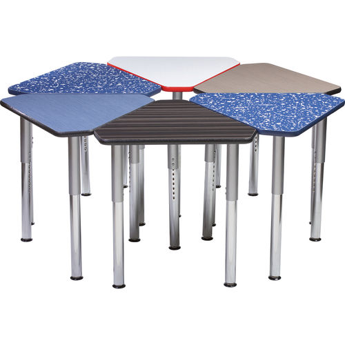 Tavolo contemporaneo - COLLABORATIVE  - Columbia - in MDF / in HPL / in nylon