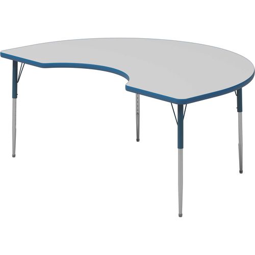 Tavolo contemporaneo - ACTIVITY  - Columbia - in legno / con supporto in metallo / semicircolare