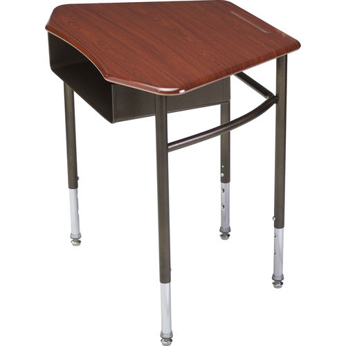 Scrivania contemporanea - ADJUSTABLE HEXAGON - Columbia - in MDF / in acciaio / in plastica