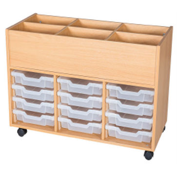 Libreria mobile - A63009  - WILLOWBROOK Education - contemporanea / in rovere / in MDF