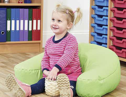 Poltrona a sacco contemporanea - D81152 - WILLOWBROOK Education - in tessuto / imbottita / ergonomica