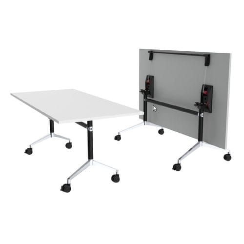 Tavolo contemporaneo - RE-T Series - BATGER - in laminato / con supporto in metallo / rettangolare