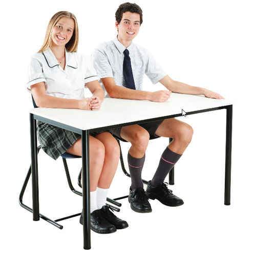 Scrivania in stile - OXFORD - BATGER - in laminato / in acciaio / con 4 gambe