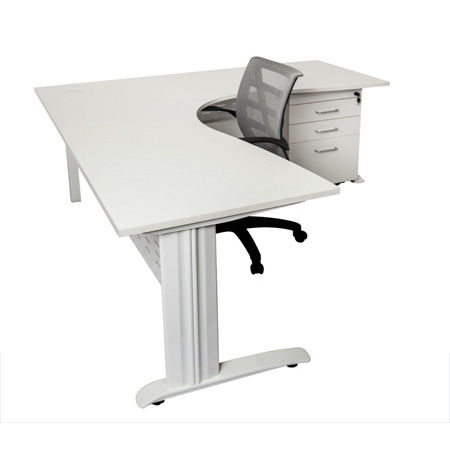 Scrivania contemporanea - SPAN - BATGER - in laminato / d'angolo / modulabile