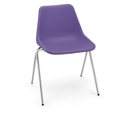 Sedia contemporanea - POLYSIDE  - hille - da interno / in cromo / per uso residenziale