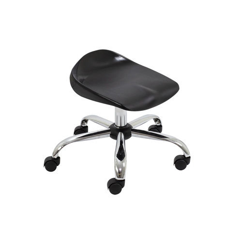 Sgabello contemporaneo - T32 - titan furniture - in polipropilene / con supporto in acciaio / ergonomico