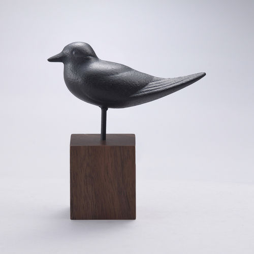 Scultura in ghisa - TR-01 - Chushin Kobo Co., Ltd. - blu / nera / marrone