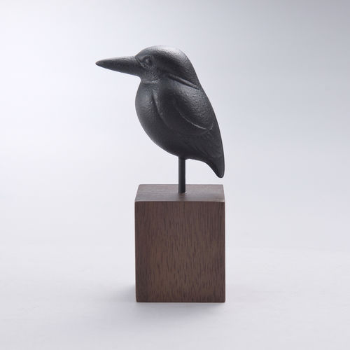 Scultura in ghisa - TR-03 - Chushin Kobo Co., Ltd. - verde / nera / gialla